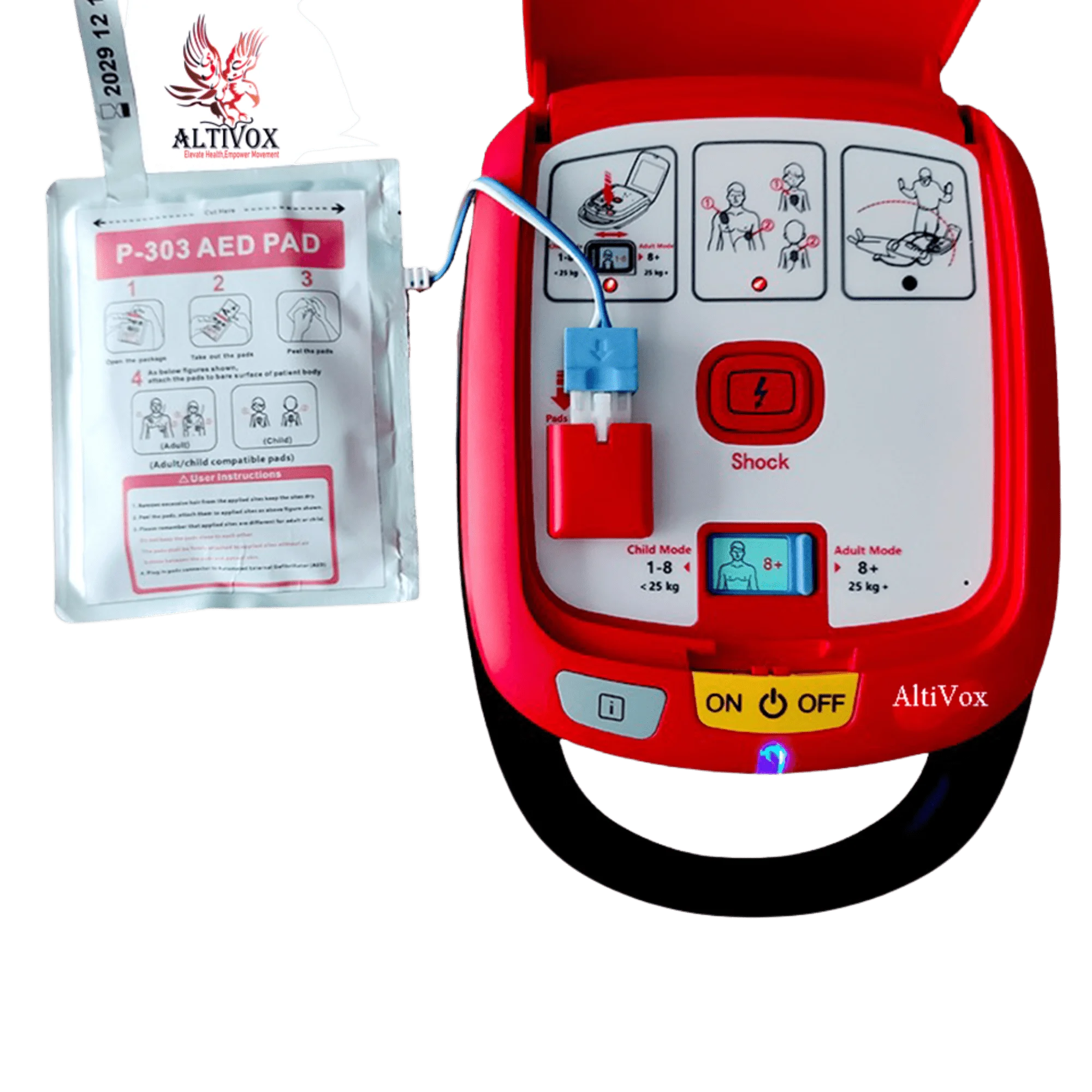 AED (Automatic External Defibrillator) ALTAI DP1 4 Automatic external defibrillator 1_2