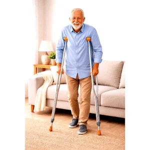 Axillary Crutches for Adult Mobility Support & Rehabilitation AVZ-3
