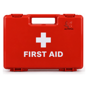 First Aid Kit – 100 Persons Box (Red)