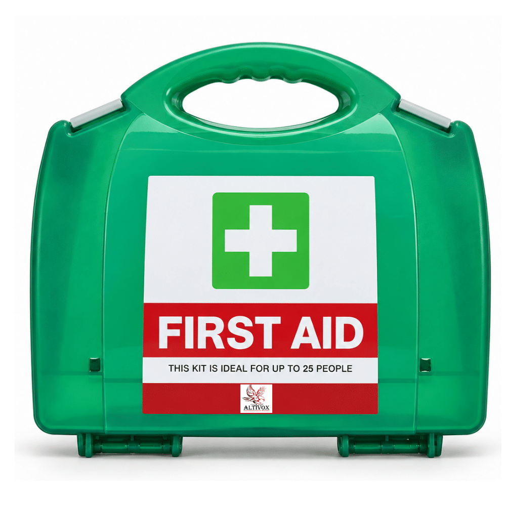 First Aid Kit – 25 Persons Box (Green)