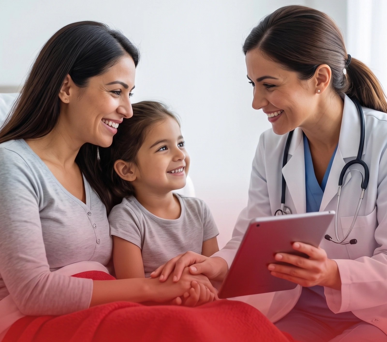 Healthcare professional assisting a customer