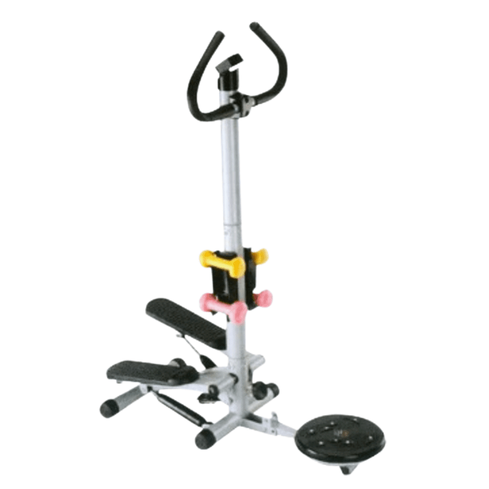 Mini Stepper Exercise Machine with Handle & Twister Disc AVT-3